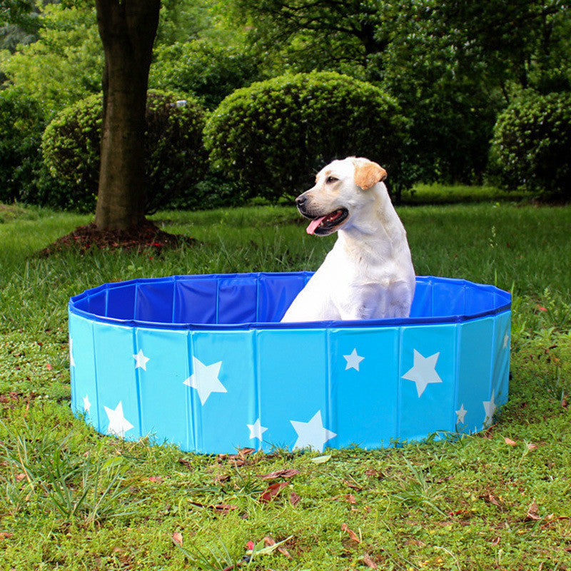 Pawptastic PVC Folding Dog Bathtub