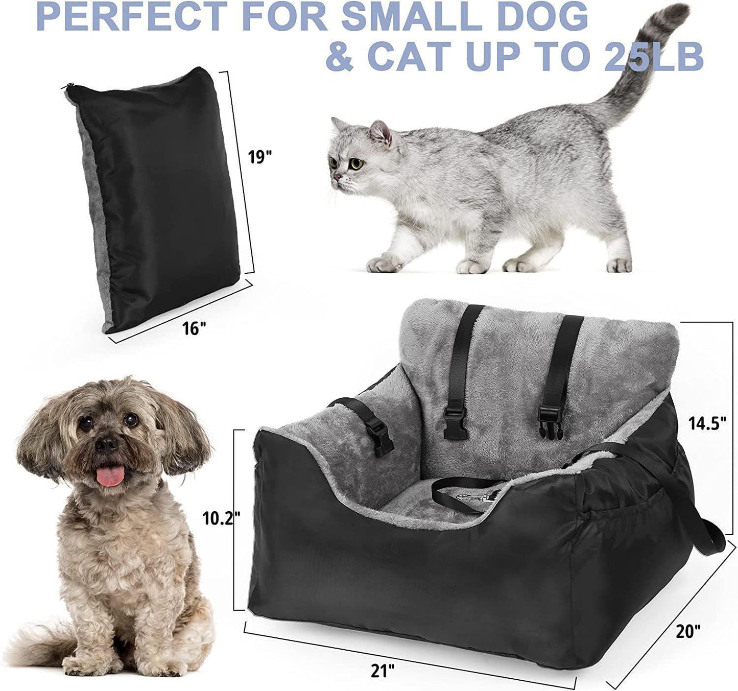 Pawptastic Kennel Pet Car Dog Outing Seat