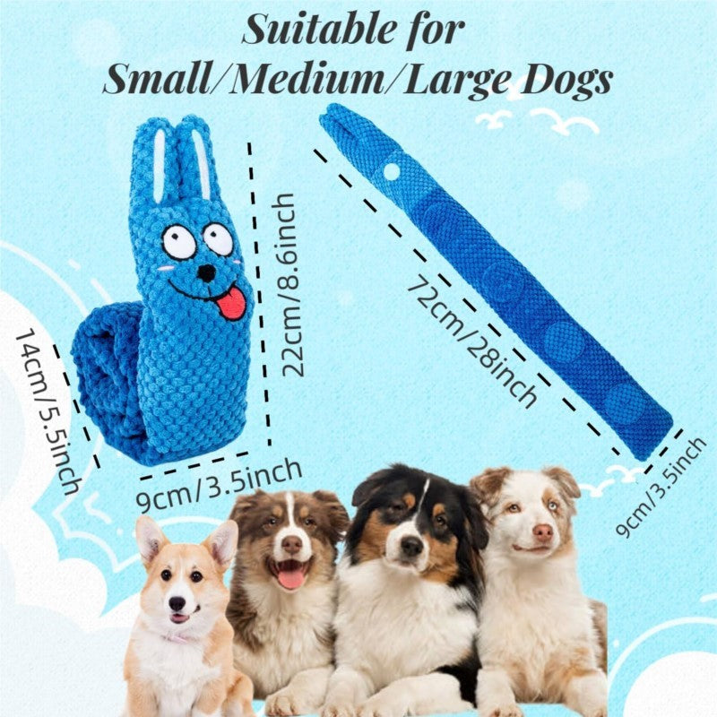 Pawptastic Squeaky Dog Puzzle Toys Interactive Plush Dog Toy